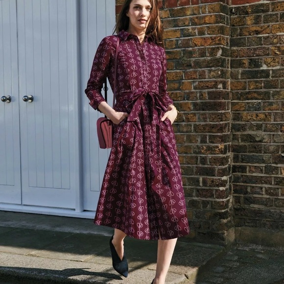 boden roseland shirt dress